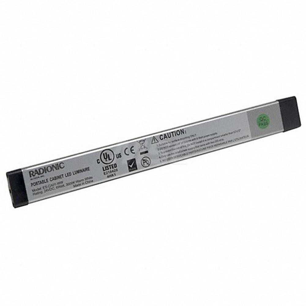 Radionic Hi-Tech Undercabinet Light Fixtures; Lamp Type: Integrated LED; LED; Number of Lamps: 1; Overall Length (Feet): 12.00; 12 in; Overall Width: 4; Lumens: 271; Wattage: 3.900; 3.9; Overall Height: 1.00; Voltage: 120 VAC; 120.00; Dimmable: No; Overall Width (Inch): 4; Overall Height (Decimal Inch): 1.00 - ES-CA01-WW