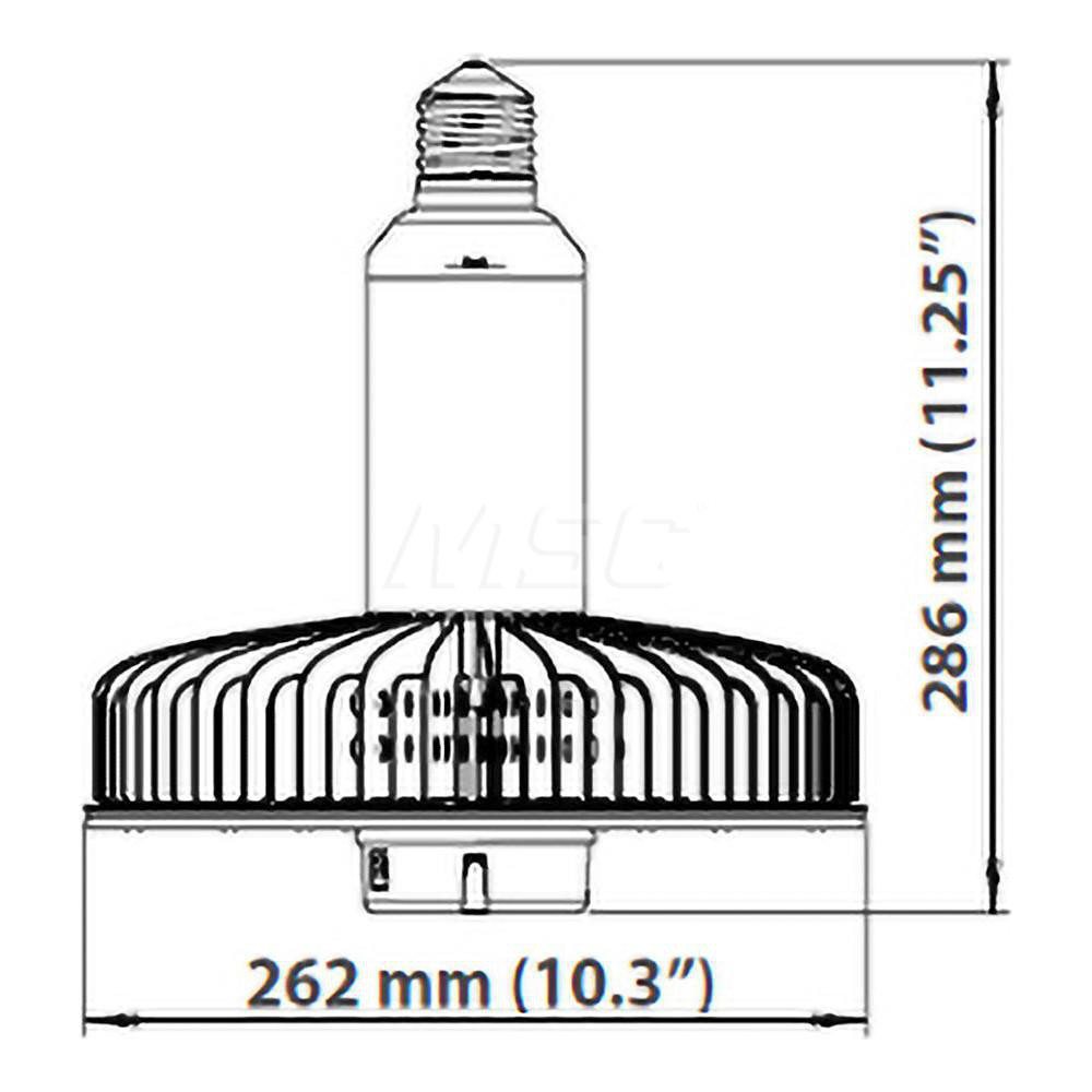 Filamento LED Commercial & Industrial Lamp: 105 Watts, LED, Mogul Base - 03204