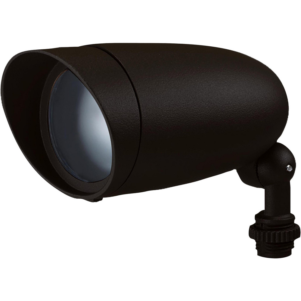 Value Collection Floodlight Fixtures: Mounting Type: Knuckle; Housing Color: Dark Bronze; Lumens: 0; Housing Material: Aluminum; Lamp Type: Halogen - SF76/646