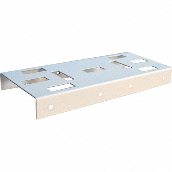 Hubbell Lighting 8" OAL, Aluminum White Light Fixture Track Rail Section - AKT8 WH