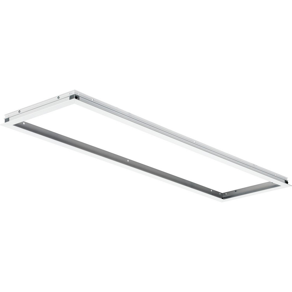 Hubbell Lighting 8" OAL, Aluminum White Light Fixture Track Rail Section - AKT8 WH