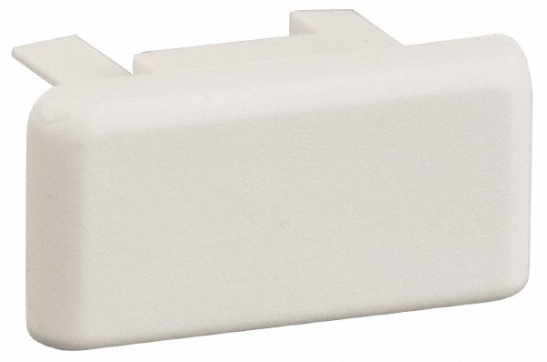 Hubbell Lighting 8" OAL, Aluminum White Light Fixture Track Rail Section - AKT8 WH
