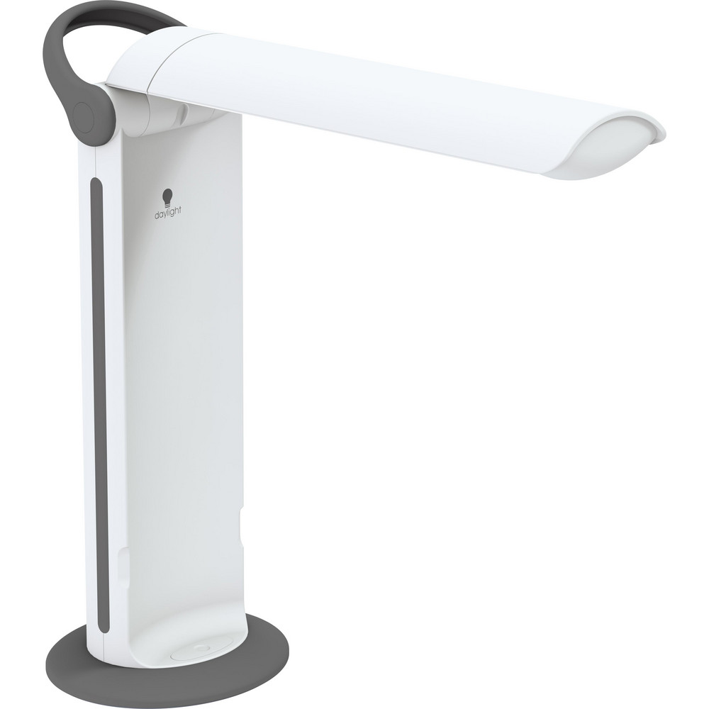 Sunnex Lighting Task Light: LED, 34.6" Reach, Pivot Arm, C-Clamp, Gray - RLM-LED120V