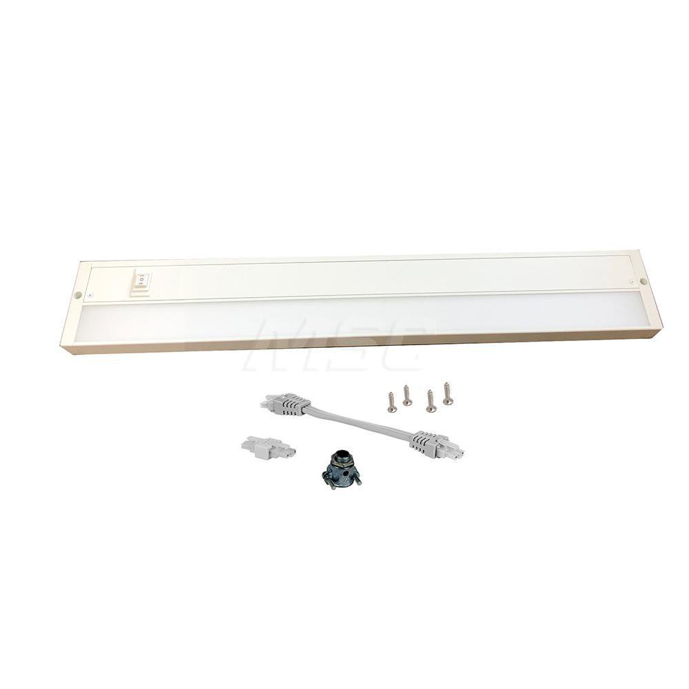 Radionic Hi-Tech Undercabinet Light Fixtures; Lamp Type: Integrated LED; LED; Number of Lamps: 1; Overall Length (Feet): 12.00; 12 in; Overall Width: 4; Lumens: 450; Wattage: 6.000; 6.0; Overall Height: 1.00; Voltage: 120 VAC; 120.00; Dimmable: Yes; Overall Width (Inch): 4; Overall Height (Decimal Inch): 1.00 - UC12-1K-HL-D