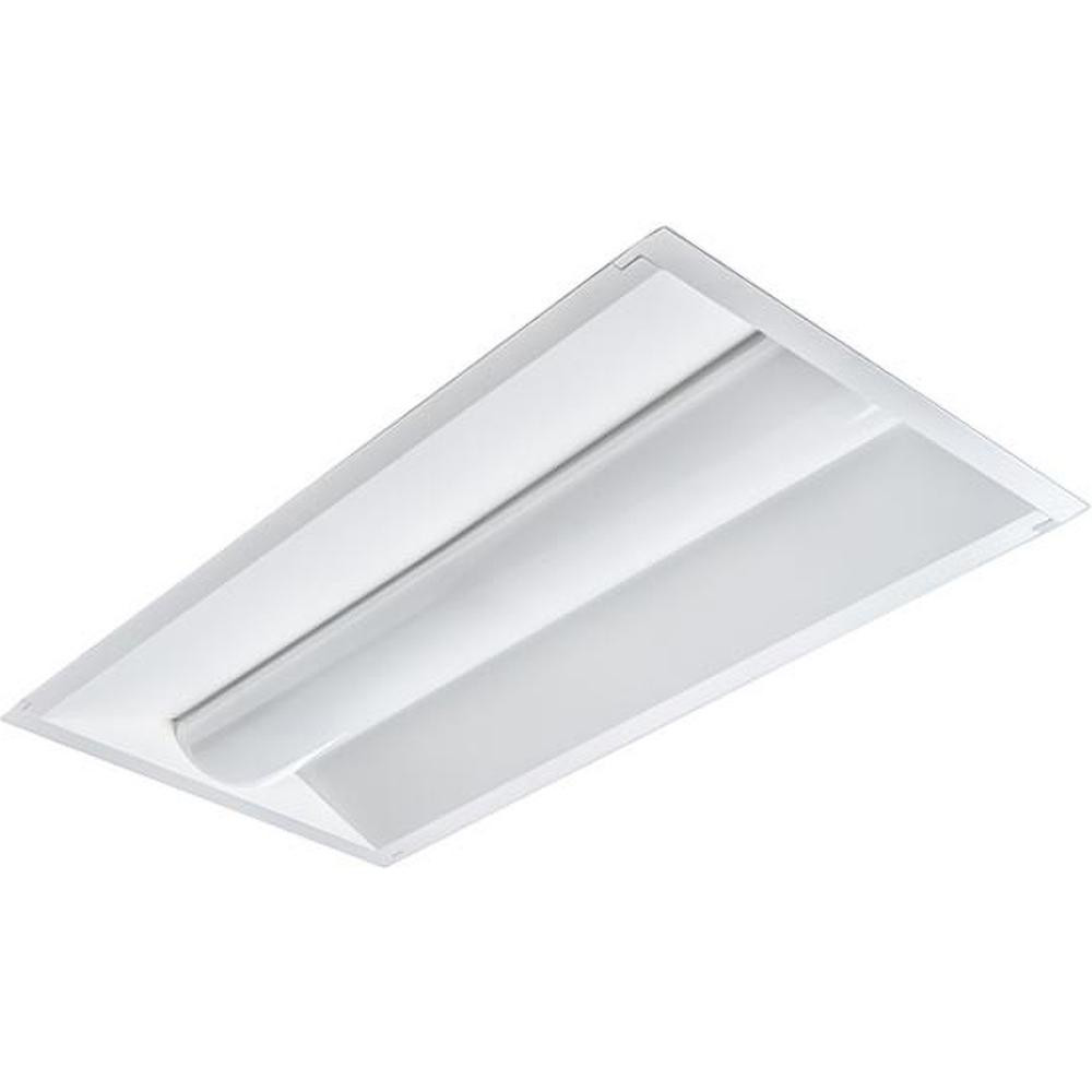 Commercial LED Troffers: Compatible Lamp Type: Fluorescent; Troffer Material: Aluminum - L2X4BTUNCLP7