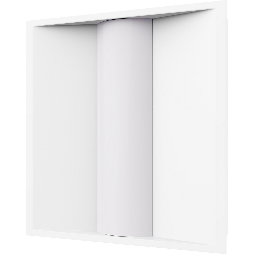 Commercial LED Troffers: Compatible Lamp Type: Fluorescent; Troffer Material: Aluminum - L2X4BTUNCLP7