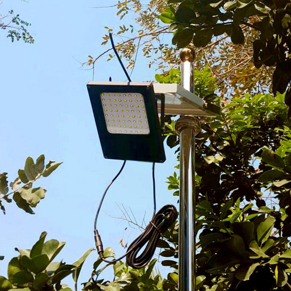eLEDing Floodlight Fixtures: Mounting Type: Wall; Housing Color: Black; Lumens: 600; Housing Material: Aluminum; Lamp Type: Solar, LED - EE805W-SFLH