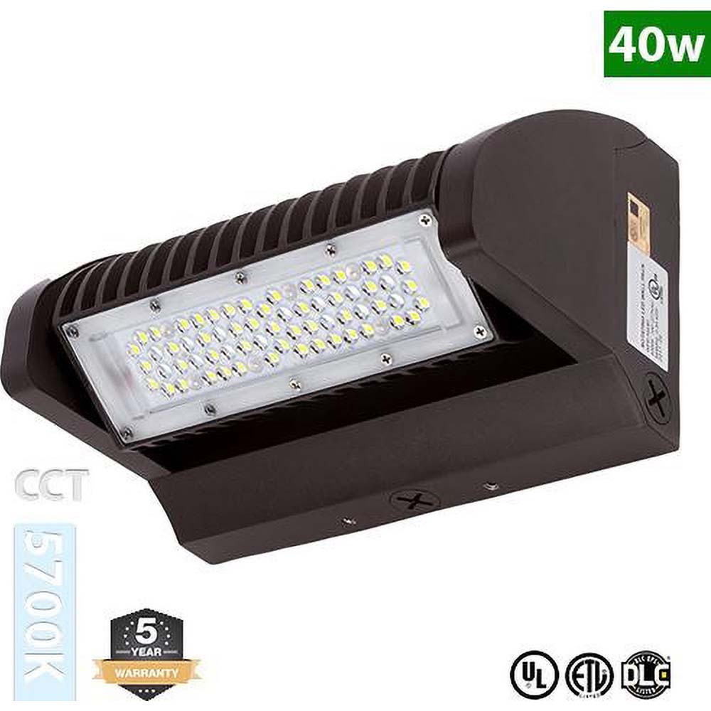 Metro LED 40W 5700K 4600LUM LED WALL PACK - ML-SWP0M-40HBSPDA1