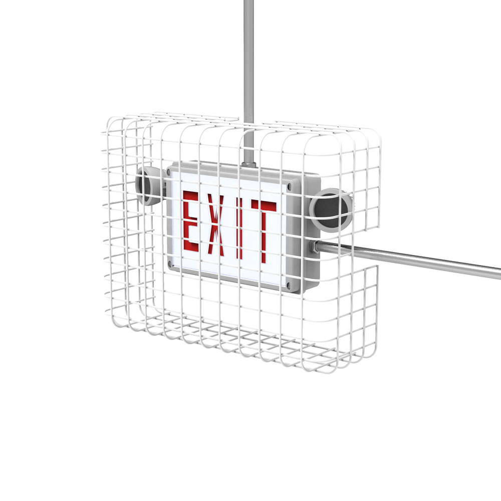 Value Collection Emergency Light & Exit Sign Accessories: Accessory Type: Universal Wire Guard for Lighted Exit Sign; For Use With: Emergency Light Units - SC900-W1