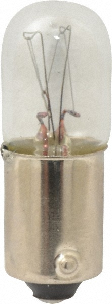 Eaton Cutler-Hammer 2.4 Watt, 120 Volt, Incandescent Miniature & Specialty T3-1/4 Lamp - 28-2468-7