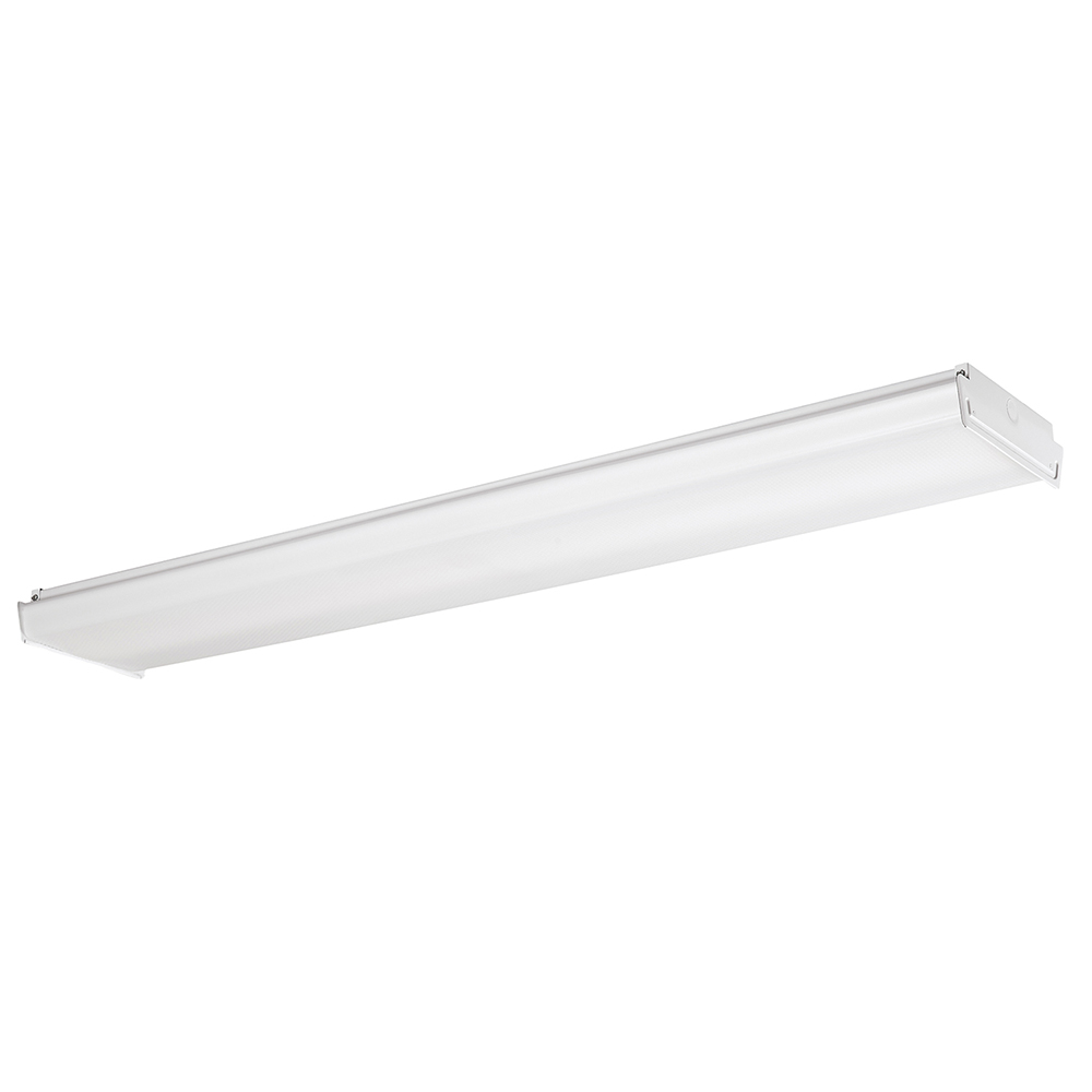 Cooper Lighting 2 Lamp, 4 Ft. Long, 32 Watt, Surface Mounted, Fluorescent Lamp Wraparound Light Fixture - APW-GPW232