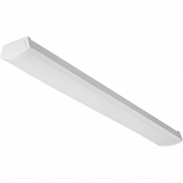 Cooper Lighting 2 Lamp, 4 Ft. Long, 32 Watt, Surface Mounted, Fluorescent Lamp Wraparound Light Fixture - APW-GPW232