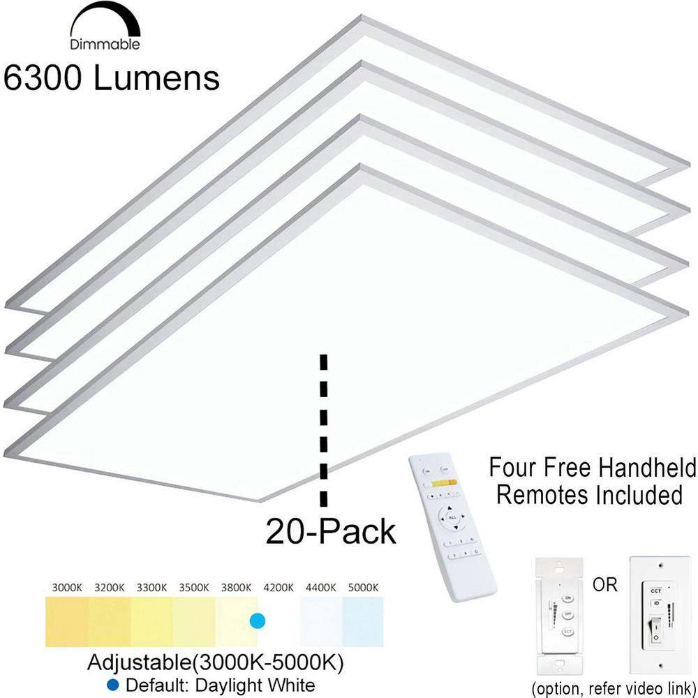 eSenLite Troffers: Compatible Lamp Type: Integrated LED; Troffer Material: Aluminum - BPTL2450W-R20