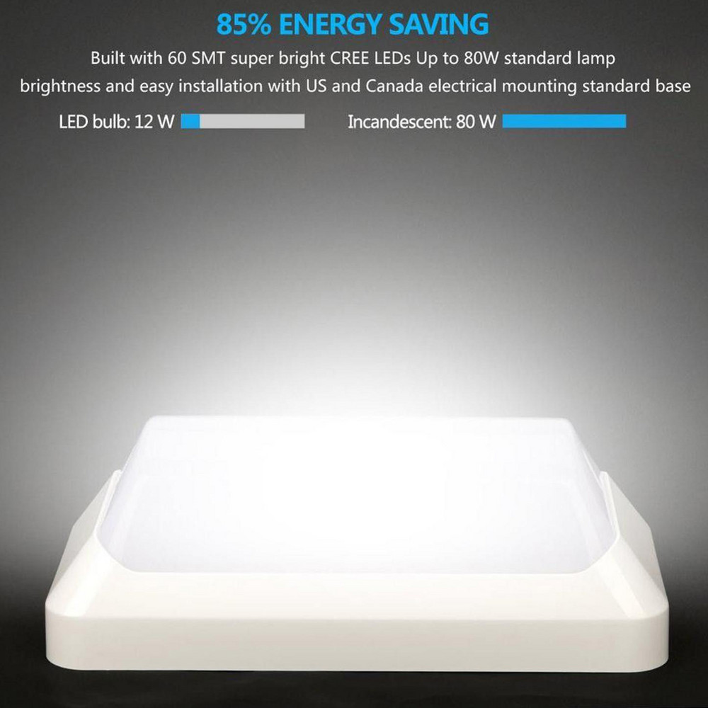 eSenLite Wall Pack Light Fixtures: Lamp Technology: LED; Ip Rating: IP66 - EE112WMC-WW