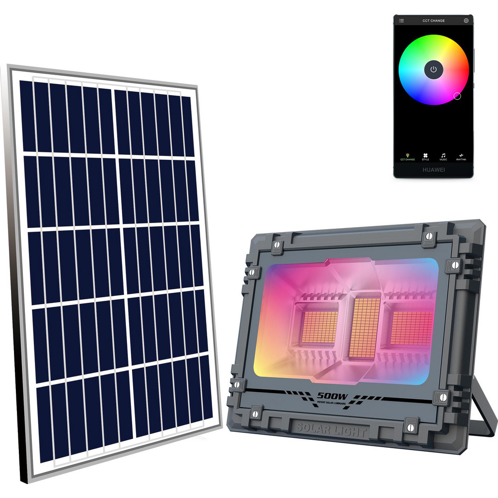 eLEDing Floodlight Fixtures: Mounting Type: Wall; Housing Color: b; Lumens: 2000; Housing Material: Aluminum; Lamp Type: Solar, LED - EE820W4F