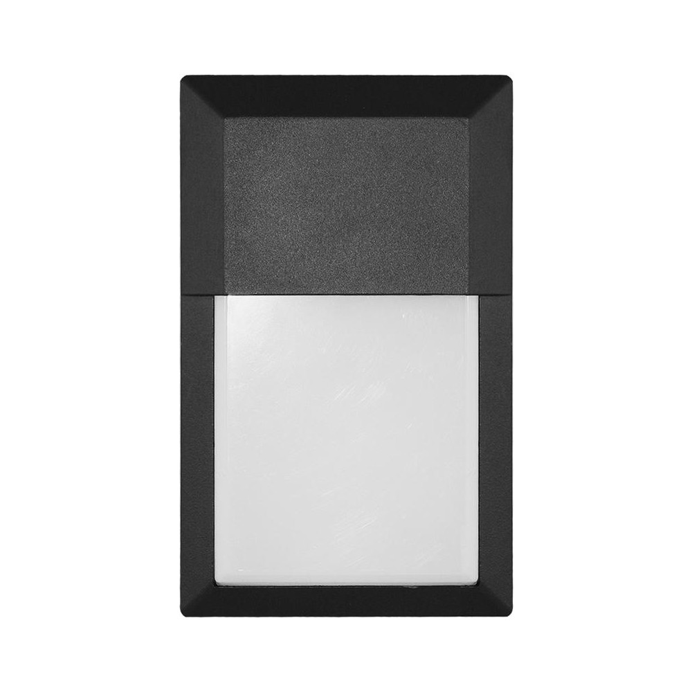 Euri Lighting Outdoor / Mini Wall Pack Light / Directional / LED Retrofit Kit / Non-Dimmable / 12 W / 120 V / 1000 lm / 116° / 5000 K / 80 CRI / 83 lm/W / 0.7 pf / 0.1 A / Wall-Mount / Direct Wiring / 50,000 Hrs. / Wet Rated / E-Star 2.1 / FCC / ETL / Weather Resistant / Frosted Plastic Lens / Matte Black Aluminum Die Cast / 2 Yrs. Limited Warranty - EOLWL02BLK1050E