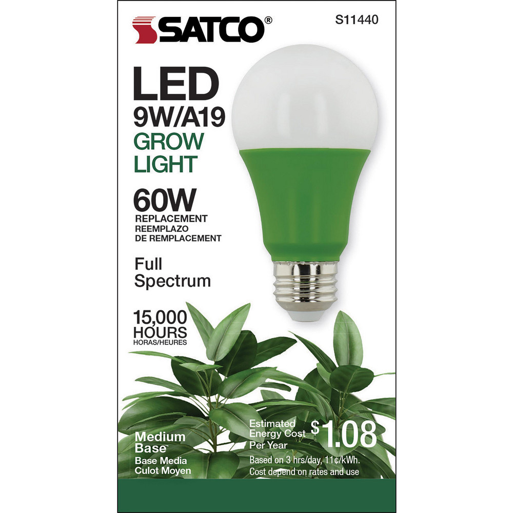 Value Collection LED Lamp: Commercial, Decorative, Industrial, Office & Residential, A19, 9.000W, Medium Screw Base - S11440