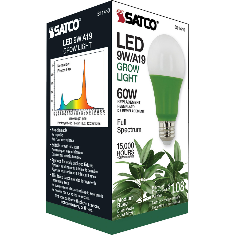 Value Collection LED Lamp: Commercial, Decorative, Industrial, Office & Residential, A19, 9.000W, Medium Screw Base - S11440