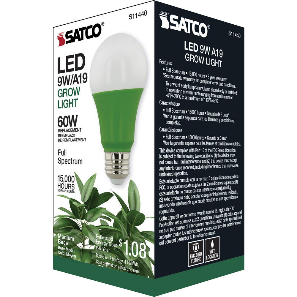 Value Collection LED Lamp: Commercial, Decorative, Industrial, Office & Residential, A19, 9.000W, Medium Screw Base - S11440
