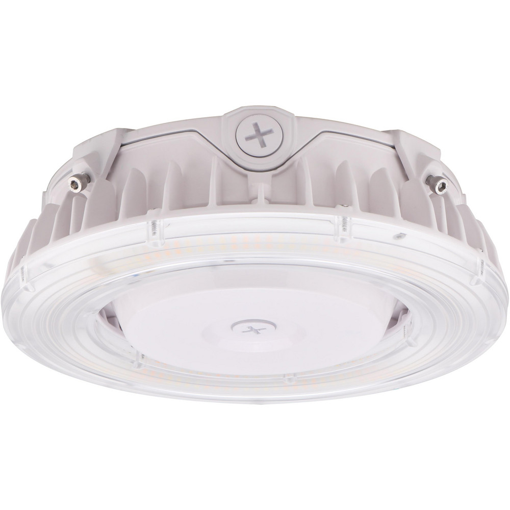 Lithonia Lighting Parking Lot & Roadway Lights: Fixture Type: Parking Lot Light; Lens Material: Polycarbonate; Lamp Base Type: Integrated LED - 27702N
