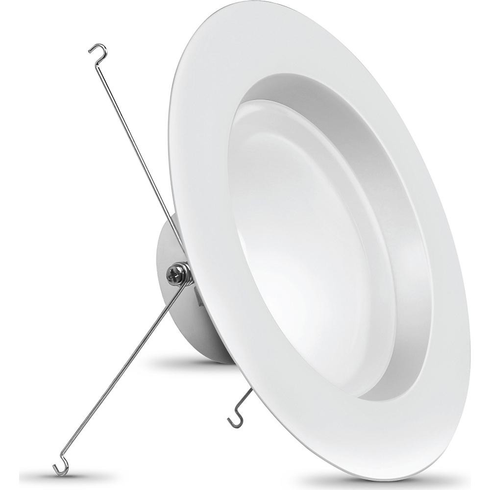 Feit Electric Downlights: Overall Width/Diameter (Decimal Inch): 8; Ceiling Type: Recessed Ceiling; Nominal Aperture Size: 4.9 in; Housing Type: Aluminum - LEDR56B930CA/MP