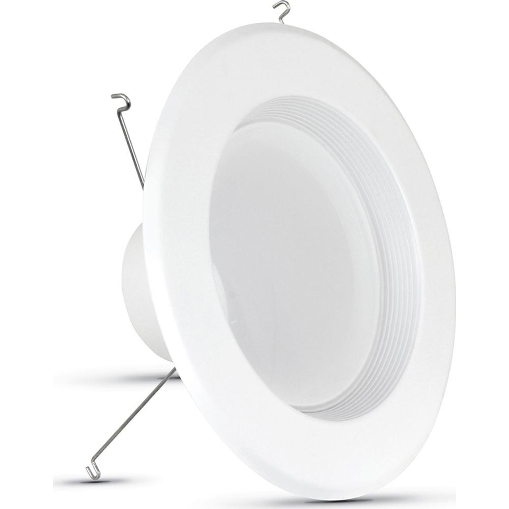 Feit Electric Downlights: Overall Width/Diameter (Decimal Inch): 8; Ceiling Type: Recessed Ceiling; Nominal Aperture Size: 4.9 in; Housing Type: Aluminum - LEDR56B930CA/MP