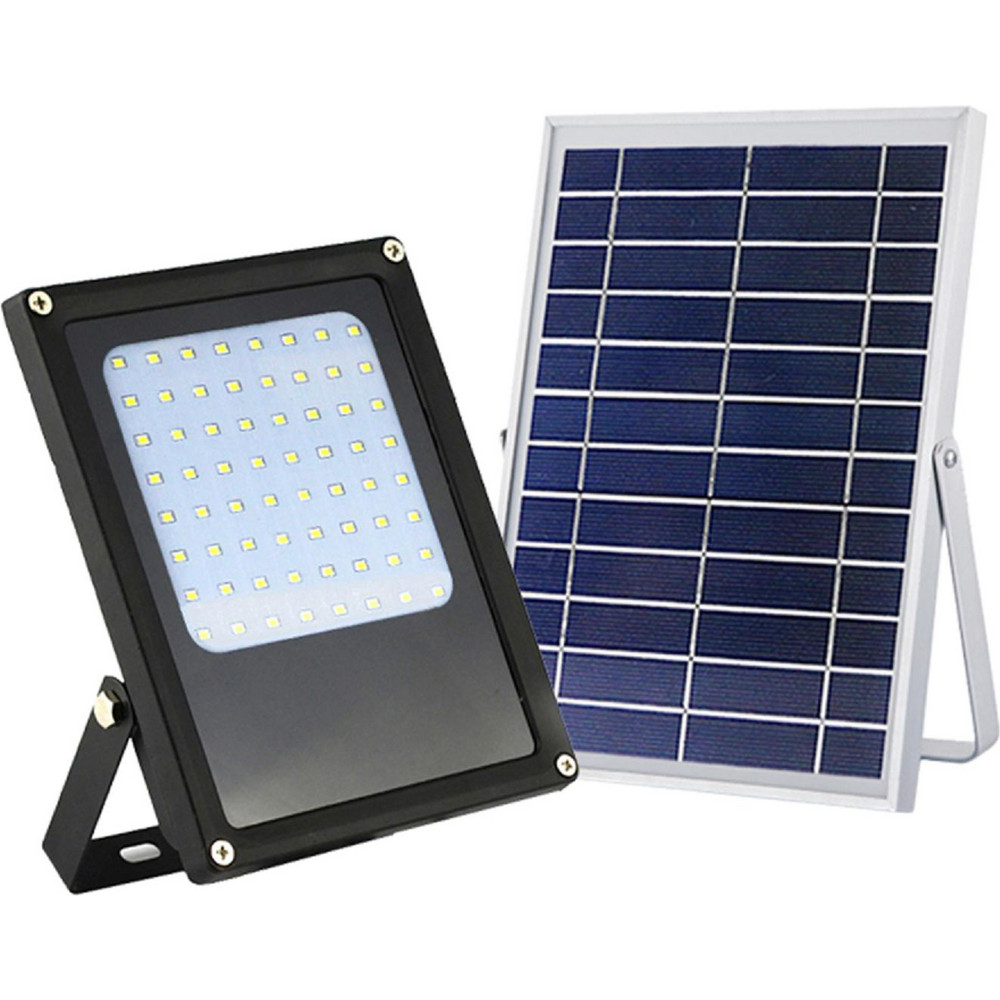 eLEDing Floodlight Fixtures: Mounting Type: Wall; Housing Color: b; Lumens: 1000; Housing Material: Aluminum; Lamp Type: Solar, LED - EE810W2F