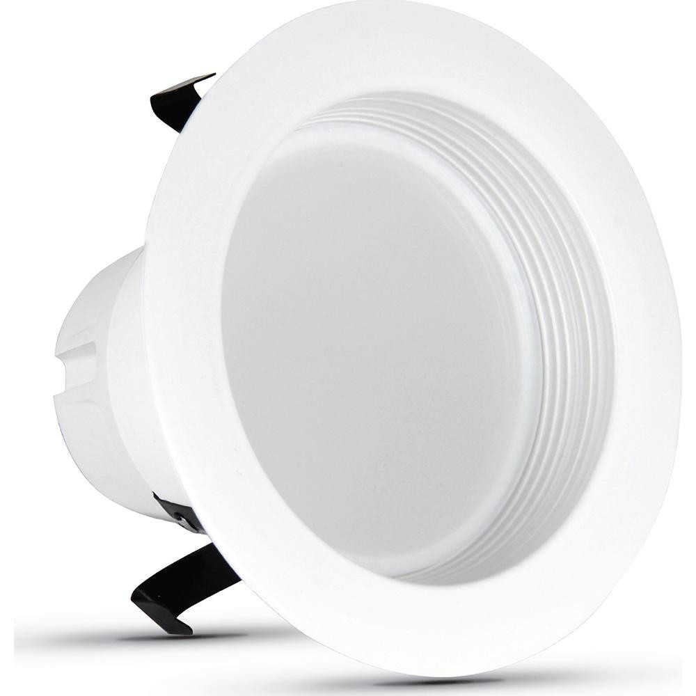 Feit Electric Downlights: Overall Width/Diameter (Decimal Inch): 5; Ceiling Type: Recessed Ceiling; Nominal Aperture Size: 3.3 in; Housing Type: Aluminum - LEDR4B/950CA/MP