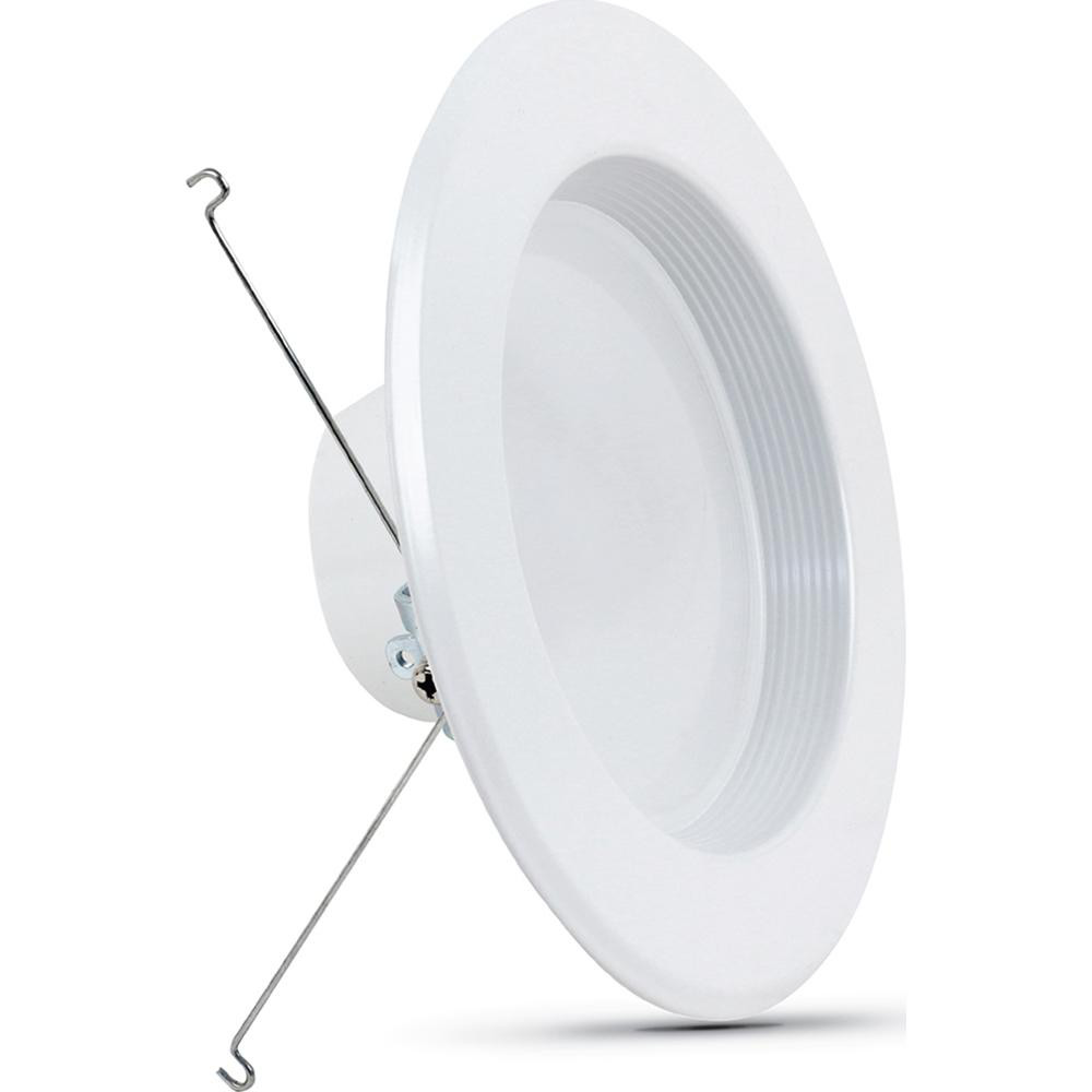 Feit Electric Downlights: Overall Width/Diameter (Decimal Inch): 5; Ceiling Type: Recessed Ceiling; Nominal Aperture Size: 3.3 in; Housing Type: Aluminum - LEDR4B/950CA/MP