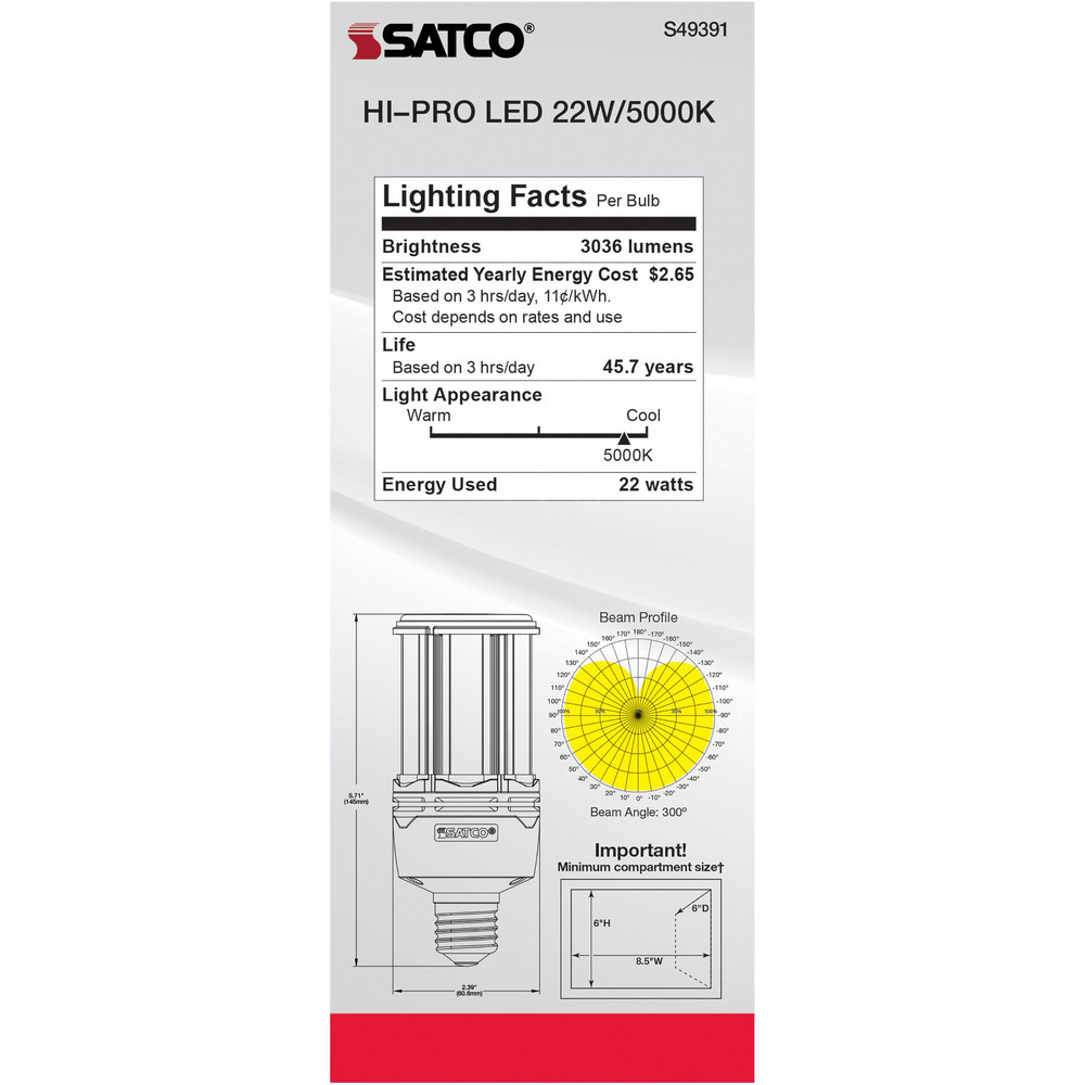 Value Collection Commercial, Industrial, Office & Residential  Fluorescent Lamp: 13.000 W, T4, 4-Pin - S8331