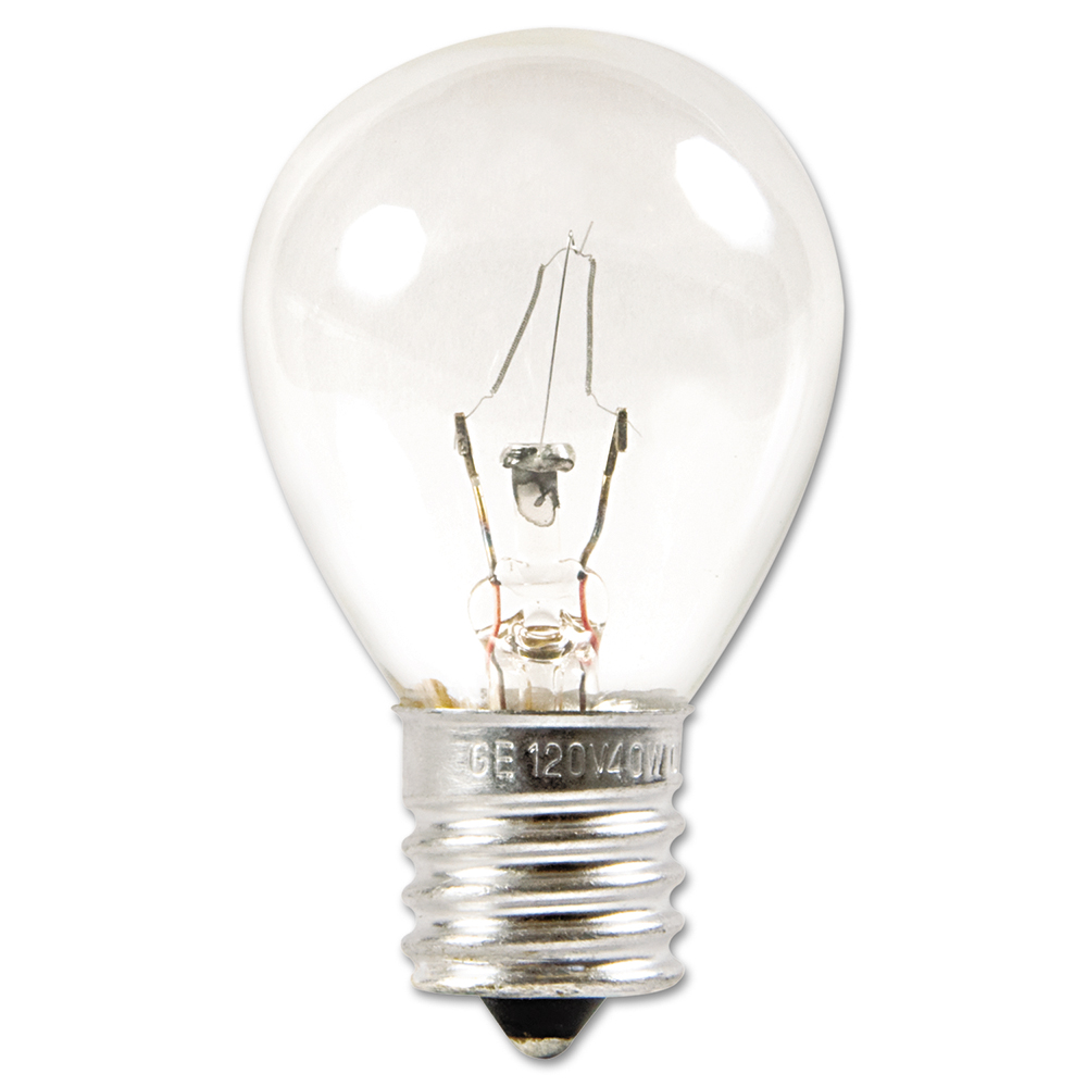 General Electric Incandescent Lamp:  Medium Screw Base,  S11 Lamp - GEL35156