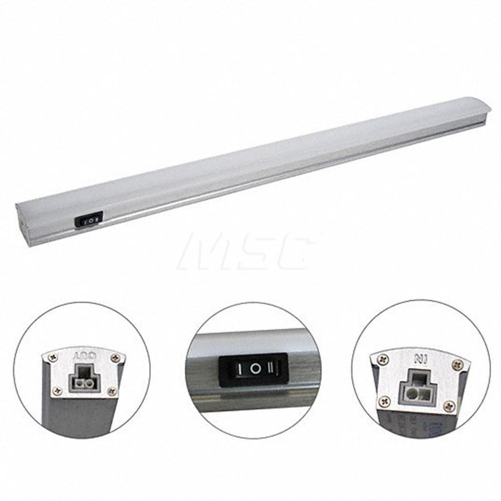 Radionic Hi-Tech Undercabinet Light Fixtures; Lamp Type: Integrated LED; LED; Number of Lamps: 1; Overall Length (Feet): 19 in; 19.00; Overall Width: 2; Lumens: 436; Wattage: 6.300; 6.3; Overall Height: 1.00; Voltage: 120 VAC; 120.00; Dimmable: No; Overall Width (Inch): 2; Overall Height (Decimal Inch): 1.00 - ZX515-HL-WW-9