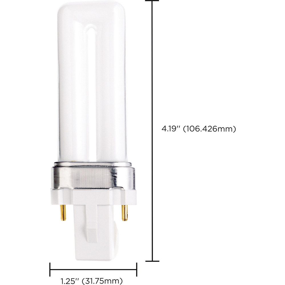 Value Collection Commercial, Industrial, Office & Residential  Fluorescent Lamp: 26.000 W, T4, 4-Pin - S8340