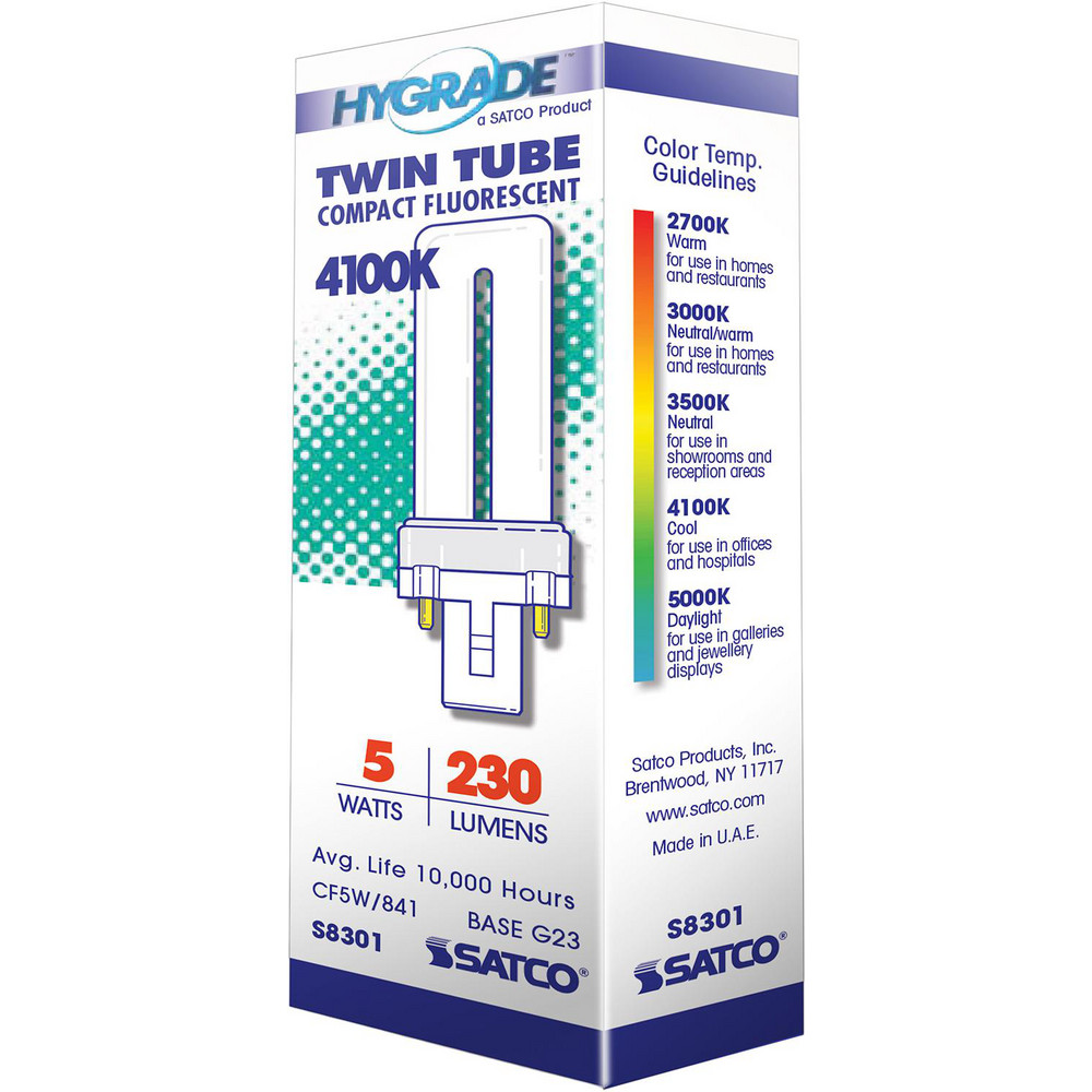 Value Collection Commercial, Industrial, Office & Residential  Fluorescent Lamp: 26.000 W, T4, 4-Pin - S8340