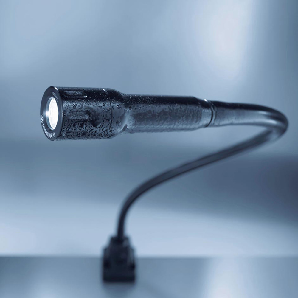 Waldmann Lighting Machine Lights: Machine Light Style: Gooseneck; Lamp Technology: LED; Voltage: 95-250V AC; Wattage: 3 - 112385M11