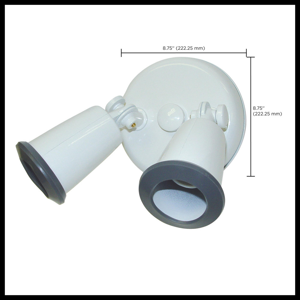 Value Collection Floodlight Fixtures: Mounting Type: Knuckle; Housing Color: Dark Bronze; Lumens: 0; Housing Material: Aluminum; Lamp Type: Halogen - SF76/684