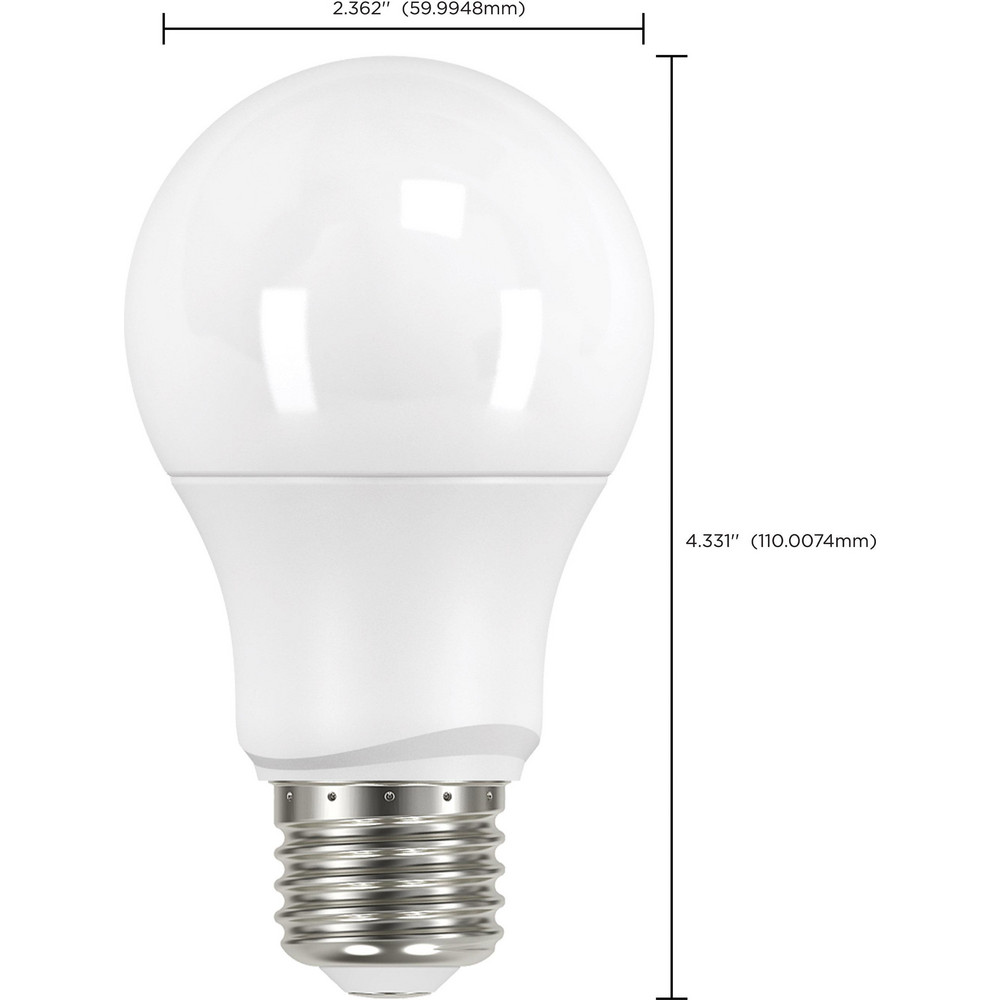 Value Collection LED Lamp: Commercial, Decorative, Industrial, Office & Residential, A19, 6.000W, Medium Screw Base - S9591