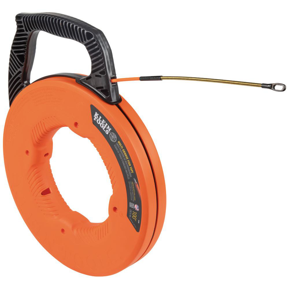 Greenlee 100 Ft. Long x 1/8 Inch Wide, 0.045 Inch Thick, Stainless Steel Fish Tape - FTSS438-100