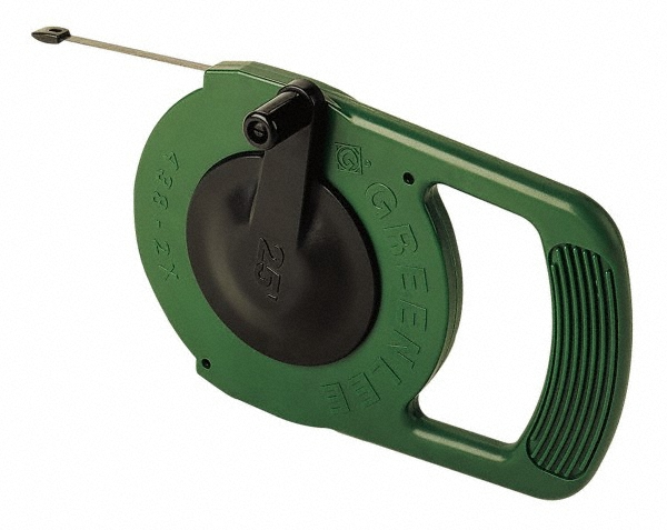 Greenlee 100 Ft. Long x 1/8 Inch Wide, 0.045 Inch Thick, Stainless Steel Fish Tape - FTSS438-100