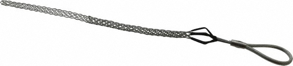 Klein Tools Wire Pulling Grips; Eye Type: Flexible Eye; Grip Design: Aggressive Jaw; Overall Length (Inch): 9 in; Maximum Compatible Cable Dia (Decimal Inch): 0.62; Minimum Compatible Cable Dia (Decimal Inch): 0.31; Maximum Load Capacity: 15000 lb; Breaking Strength: 15000 lb - 1628-16