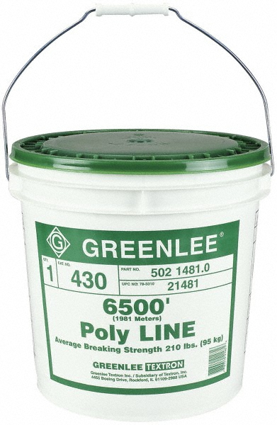 Milwaukee Tool Fish Tape Accessories: Accessory Type: POLY PULL LINE; Number of Pieces: 1 - 48-22-4139