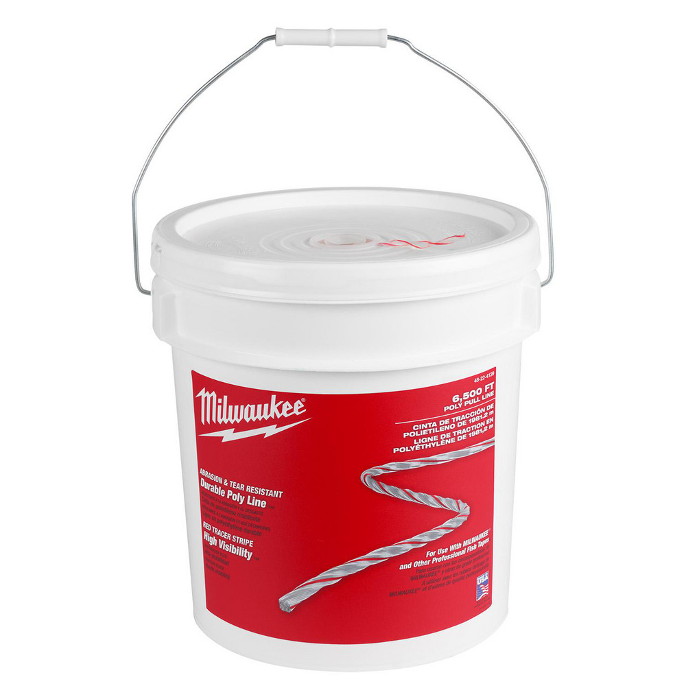 Milwaukee Tool Fish Tape Accessories: Accessory Type: POLY PULL LINE; Number of Pieces: 1 - 48-22-4139