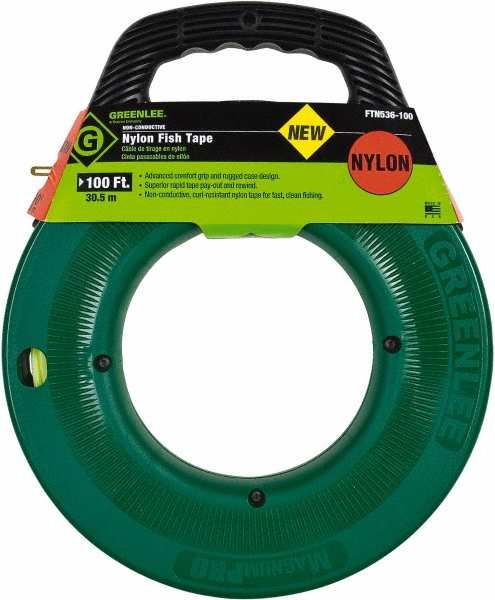 Milwaukee Tool Fish Tapes: Tape Type: Non-Conductive, Replacement; Material: Nylon; Tape Width (Decimal Inch): 0.125 in; Winder Case: No - 2873-20