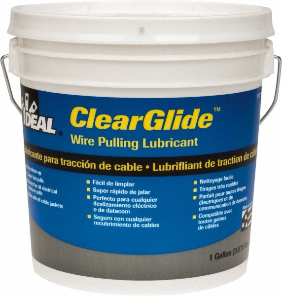 Ideal 5 Gallon Pail, Yellow Wire Pulling Lubricant Wax - 31-355