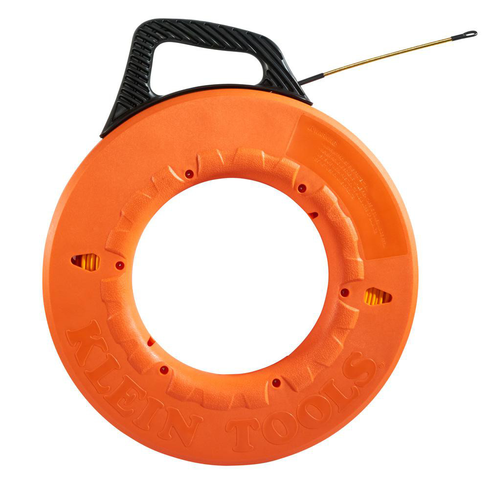 Klein Tools 200 Ft. Long x 3/16 Inch Wide, Fiberglass Fish Tape - 56014