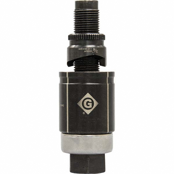 Greenlee Complete Punch Units; Punch Shape: Round; Punch Type: Knockout; Operating Method: Manual; Punch Hole Dia/Width: 74 mm; 2.9100 in; Punch Hole Dia (mm): 74; Punch Hole Dia (Decimal Inch): 2.9100; Punch Hole Width (Decimal Inch): 74 mm; 2.9100 in; Punch Material: Steel - K3BB-2-1/2