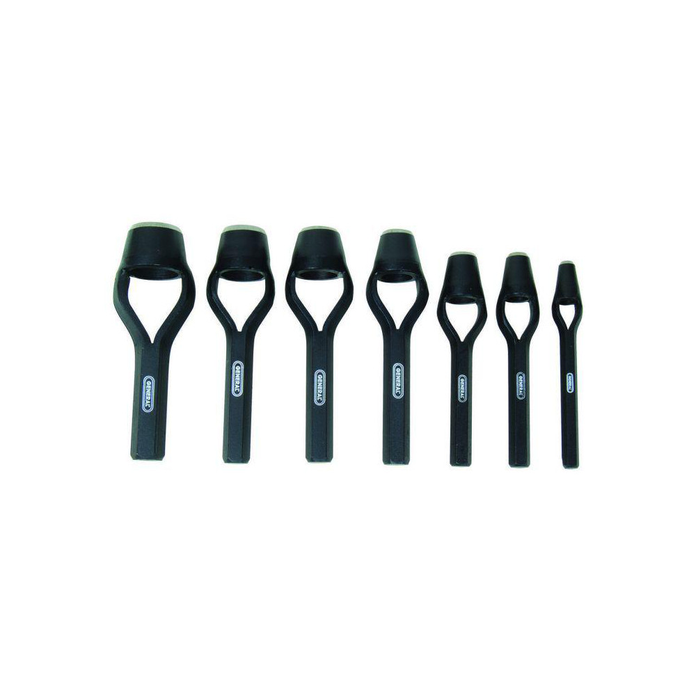 Milwaukee Tool 15 Piece, 1/2-2" Punch Hole Dia, Knockout Set - 49-16-2693