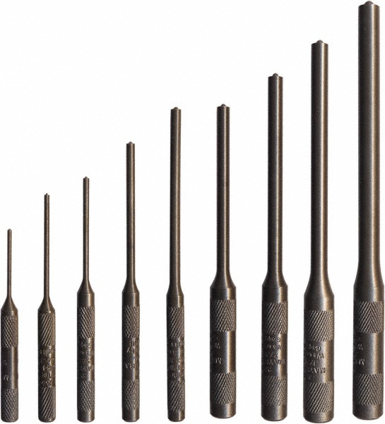 Greenlee 4 Piece, 1/2 to 2" Punch Hole Dia, Hydraulic Knockout Set - 7646