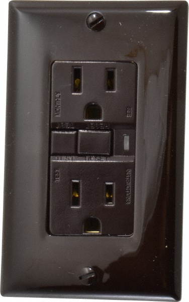 Tower 1 Phase, 5-15P, 5-15R NEMA, 125 VAC, 15 Amp, GFCI Receptacle - 30340001