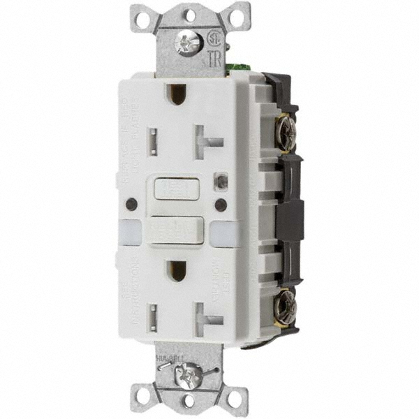 Tower 1 Phase, 5-15P, 5-15R NEMA, 125 VAC, 15 Amp, GFCI Receptacle - 30340001